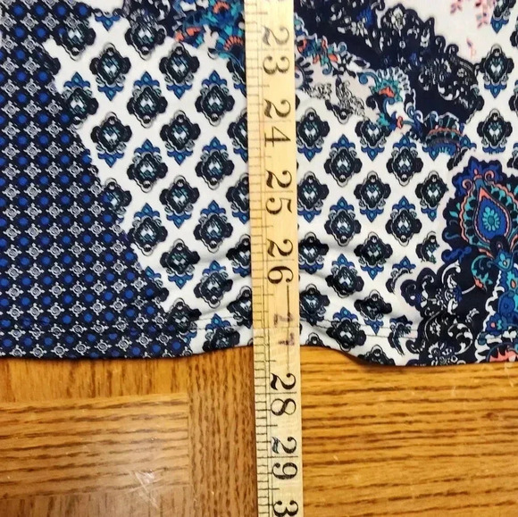 Front Of Closet Plus Size 2X 3/4 Sleeve Top Multicolor - Picture 4 of 7